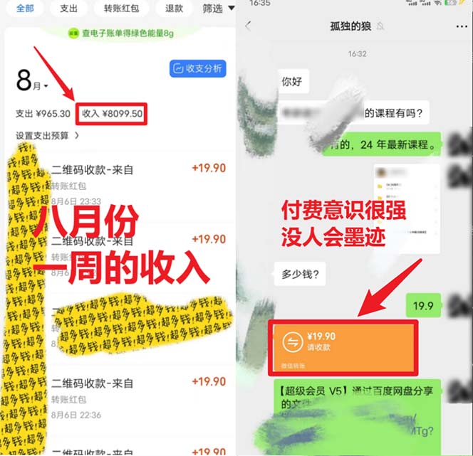 靠英语四级，一天1000+不懂英语也能做，小白保姆式教学 (附:1800G资料）-锦程资源站