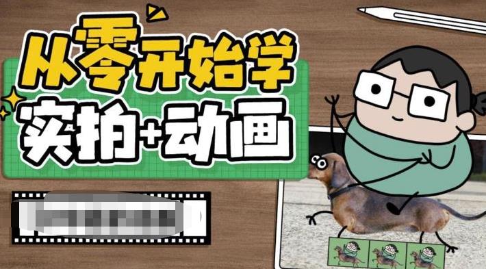 从零开始学实拍加动画，实拍加动画创意教程（49节视频课）-锦程资源站