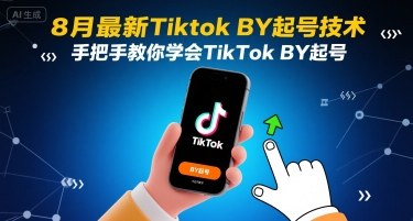 8月最新Tiktok搬运起号技术，手把手教你学会TikTok搬运起号-锦程资源站