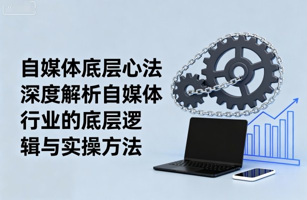 自媒体底层心法，深度解析自媒体行业的底层逻辑与实操方法-锦程资源站