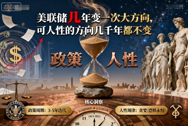 付费文章：美联储几年变一次大方向，可人性的方向几千年都不变-锦程资源站