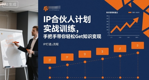 IP合伙人计划实战训练，手把手带你轻松Get知识变现-锦程资源站