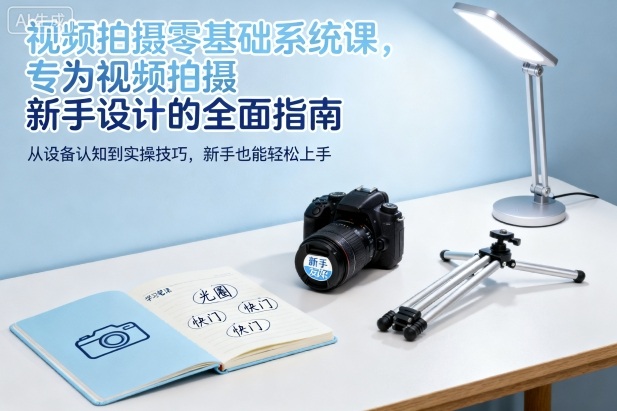 视频拍摄零基础系统课,专为视频拍摄新手设计的全面指南-锦程资源站