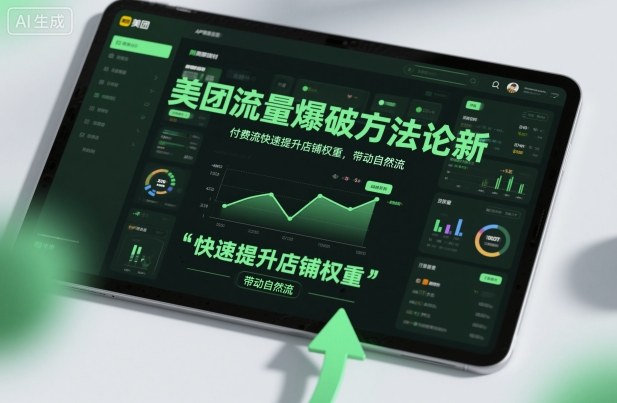 美团流量爆破方法论，付费流快速提升店铺权重，带动自然流-锦程资源站