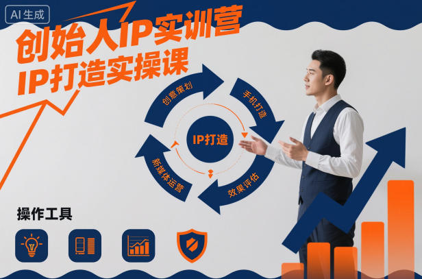 创始人IP实训营，IP打造实操课-锦程资源站