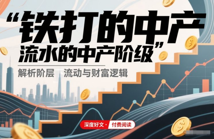 付费文章：铁打的中产，流水的中产阶级-锦程资源站