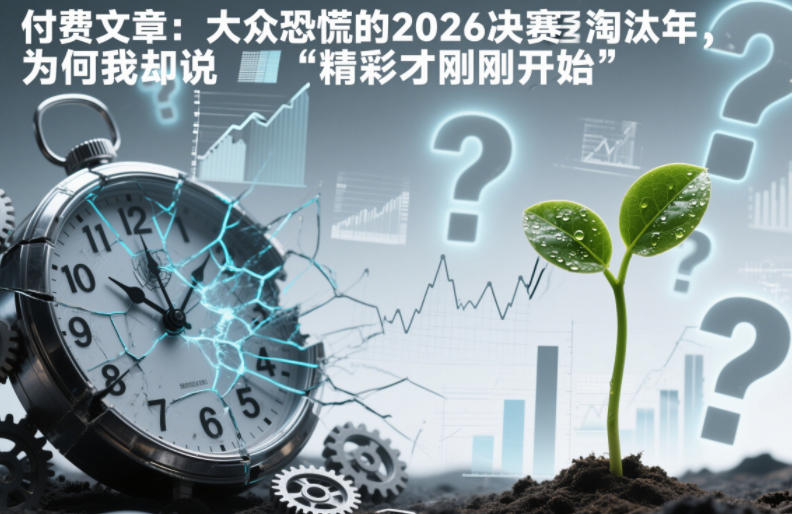 付费文章：大众恐慌的2026决赛淘汰年，为何我却说“精彩才刚刚开始”？-锦程资源站