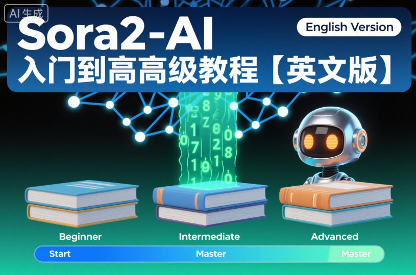 Sora2-AI入门到高级教程【英文版】-锦程资源站