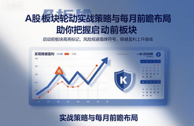 A股板块轮动实战策略与每月前瞻布局，助你把握启动前板块，规避风险，实现稳健盈利-锦程资源站