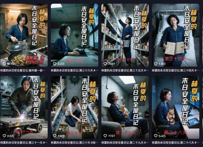 十个作品涨粉近20W！用AI制作末日安全日记连载，日入4位数，评论区爆肝求更新（附详细步骤）-锦程资源站