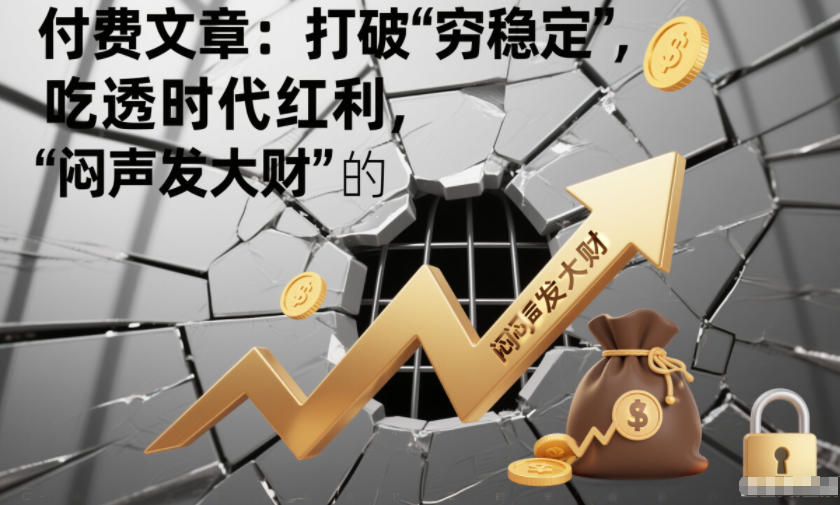付费文章：打破“穷稳定”，吃透时代红利，“闷声发大财”的终极真谛-锦程资源站