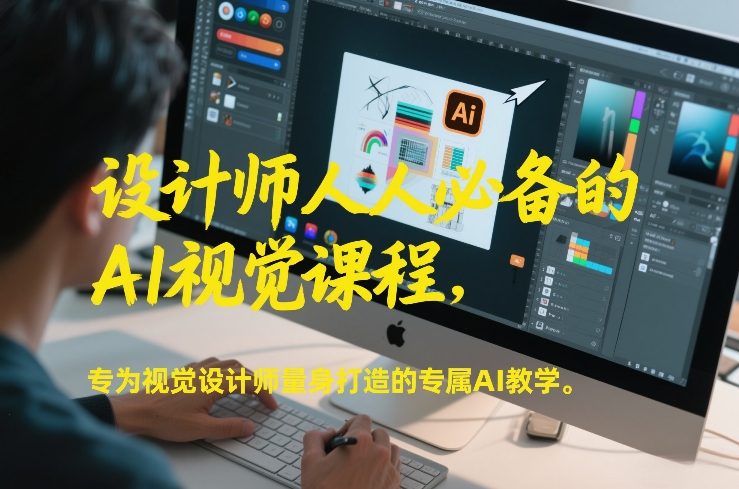 设计师人人必备的AI视觉课程，专为视觉设计师量身打造的专属AI教学-锦程资源站