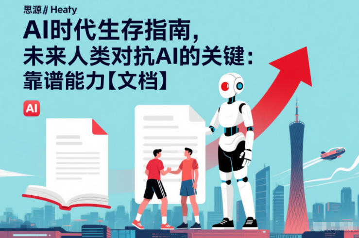 AI时代生存指南，未来人类对抗AI的关键：靠谱能力【文档】-锦程资源站