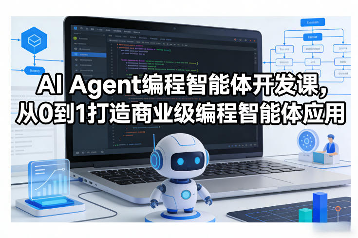 AI Agent编程智能体开发课，从0到1打造商业级编程智能体应用-锦程资源站