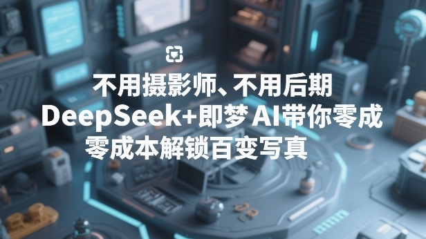 不用摄影师、不用后期，DeepSeek+即梦AI带你零成本解锁百变写真！-锦程资源站