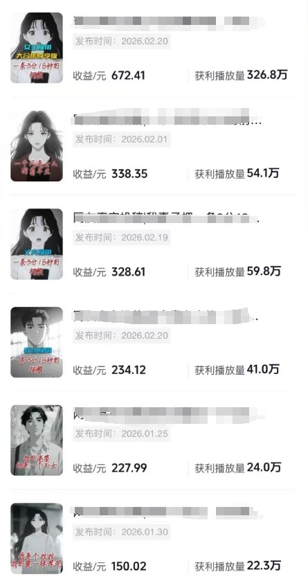 抖音某博主的AI情感故事第一人称解说视频教学,条条爆款,撸创作伙伴计划收益-锦程资源站