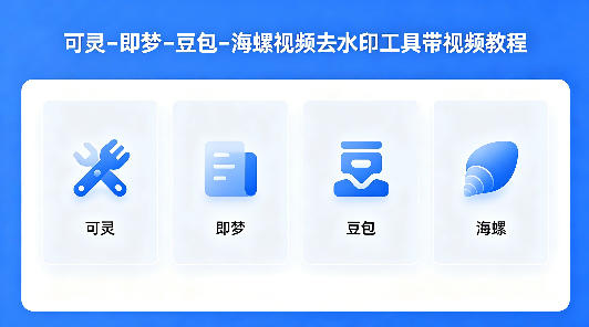 可灵–即梦–豆包–海螺视频去水印工具带视频教程-锦程资源站
