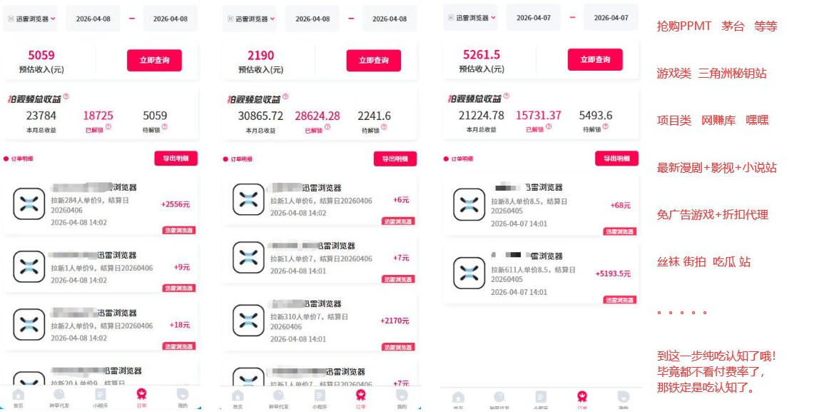 迅雷浏览器项目2.0_拆个大佬周1W的打法-锦程资源站