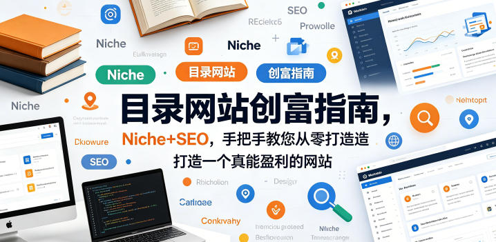目录网站创富指南，Niche+SEO，手把手教您从零打造打造一个真能盈利的网站【原创双语字幕】-锦程资源站