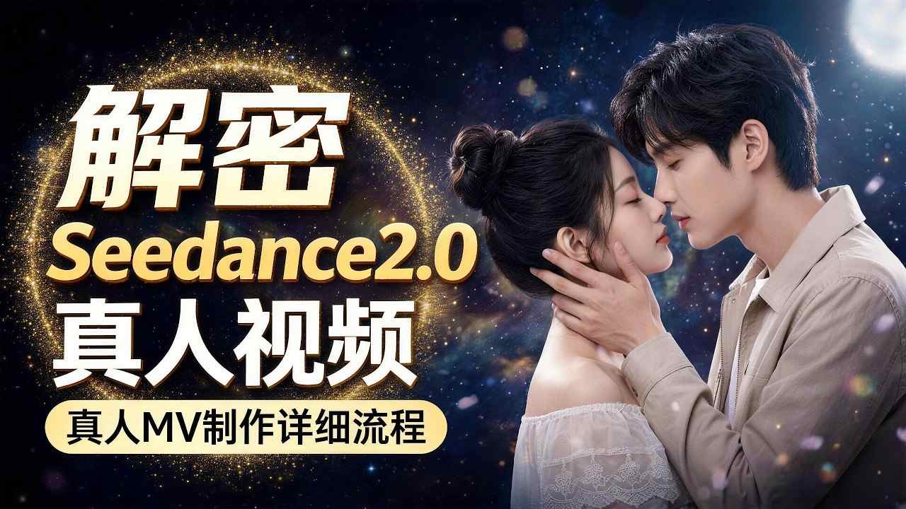 Seedance 2.0解密教程：零基础制作真人MV全流程-锦程资源站
