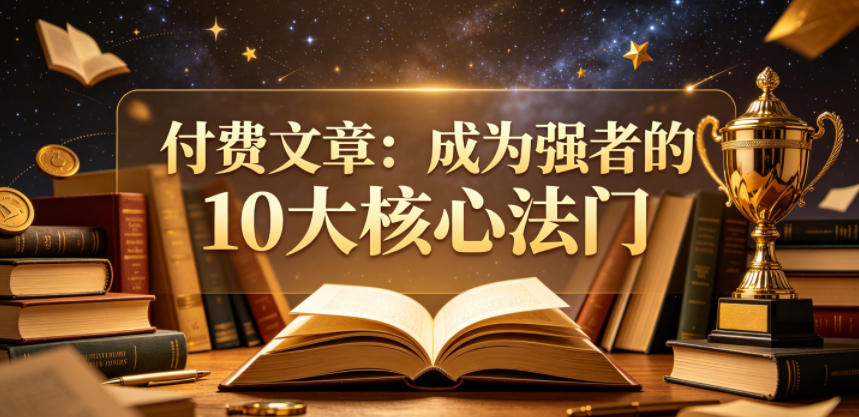 付费文章：成为强者的10大核心法门-锦程资源站