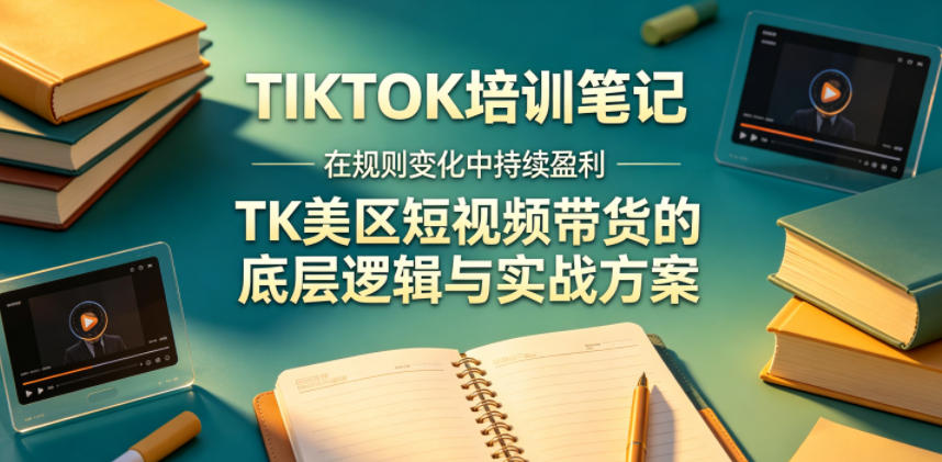 视界跨境TIKTOK4月17培训笔记，在规则变化中持续盈利，TK美区短视频带货的底层逻辑与实战方案【文档】-锦程资源站