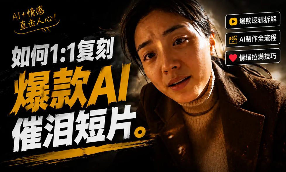 豆包+Gemini生成真人AI短剧-拆解复刻百万爆款第一人称短片，一站式讲透爆款复刻全流程-锦程资源站