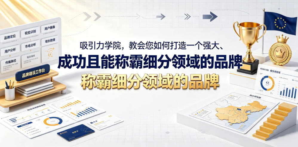 吸引力学院，教会您如何打造一个强大、成功且能称霸细分领域的品牌！【原创双语字幕】-锦程资源站