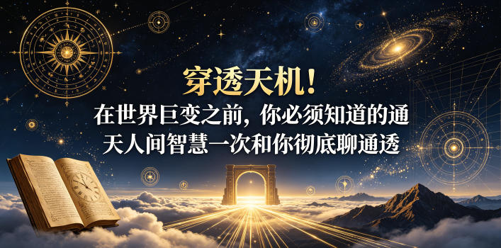 付费文章：穿透天机！在世界巨变之前，你必须知道的通天人间智慧一次和你彻底聊通透-锦程资源站