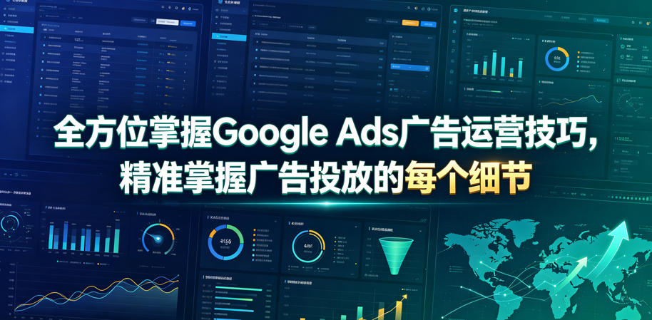 全方位掌握Google Ads广告运营技巧，精准掌握广告投放的每个细节【原创双语字幕】-锦程资源站