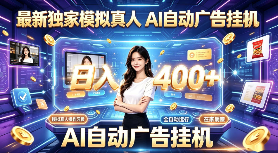 最新独家模拟真人，AI自动挂号挂G，日入400+，全程全自动运行，无需人工【揭秘】-锦程资源站