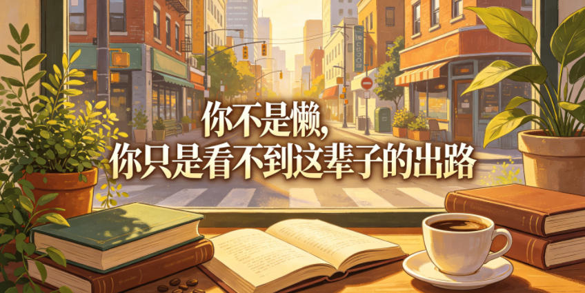 付费文章：你不是懒，你只是看不到这辈子的出路-锦程资源站