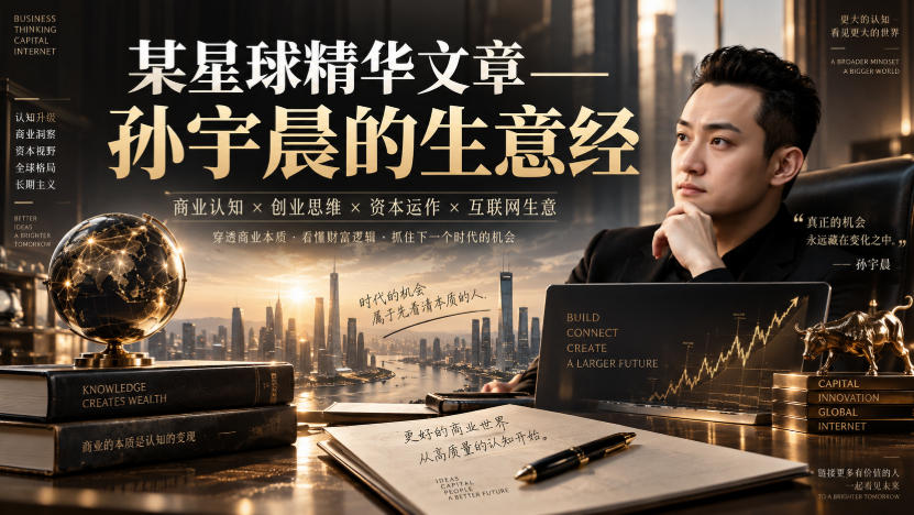 某星球精华文章——孙宇晨的生意经-锦程资源站