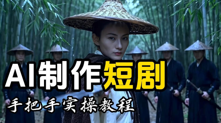 【保姆级手把手教程】AI短剧制作完整流程教学,从小白零基础到成片大神-锦程资源站