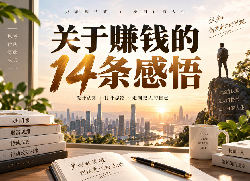 付费文章:关于賺钱的14条感悟-锦程资源站