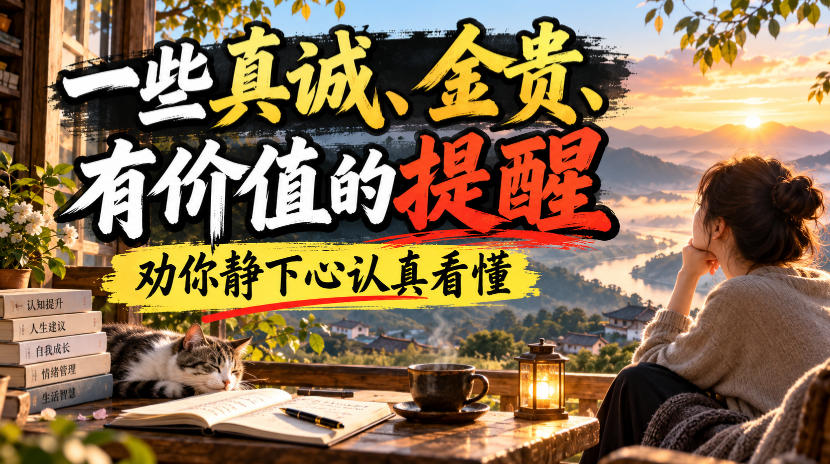 付费文章：一些真诚、金贵、有价值的提醒，劝你静下心认真看懂-锦程资源站