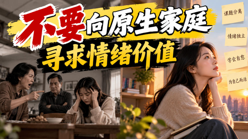 某公众号付费文章：不要向原生家庭寻求情绪价值-锦程资源站