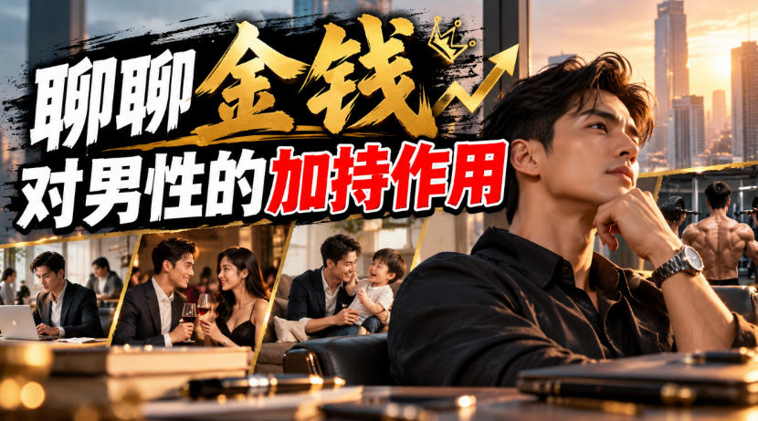 某公众号付费文章:聊聊金钱对男性的加持作用-锦程资源站