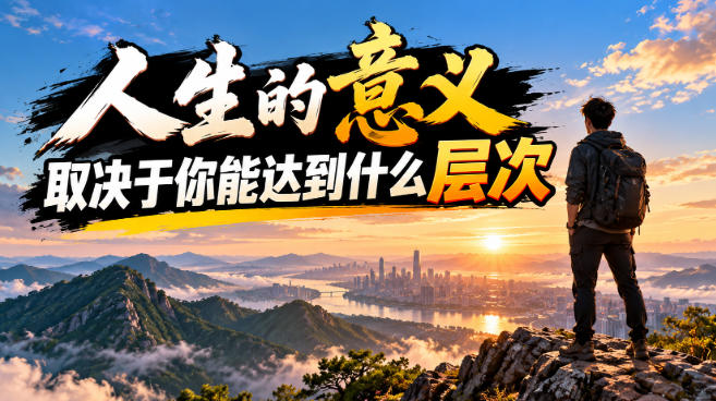 某公众号付费文章：人生的意义，取决于你能达到什么层次-锦程资源站